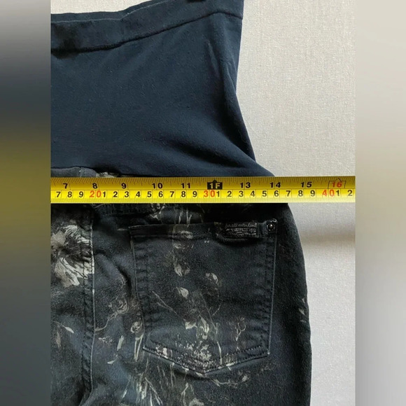 7 For all mankind maternity  jeans Sz 28 - Picture 8 of 9